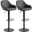 Homcom Adjustable Swivel Bar Stool 106cm 2pcs