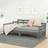 vidaXL grey, 90 Pine Pull-out Day Sofa 3 Seater