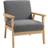 Homcom ‎UK835-2330331 Gray Armchair 72cm