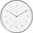 Acctim Madison Brushed Silver/White 35cm Wall Clock