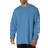 Carhartt Loose Fit Heavyweight Long Sleeve Logo Sleeve Graphic T-shirt - Blue Lagoon Heather