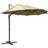 OutSunny 4.5M Double Garden Parasol Garden Umbrella With Crank