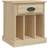 vidaXL Cabinet Sonoma Brown Bedside Table