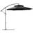 OutSunny 2.7m Cantilever Banana Parasol Outdoor Shade Crank