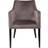 KARE 83580 Armchair Gray/Black Kitchen Chair 87cm