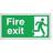 Safety Sign Fire Exit Running Man