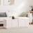 vidaXL 110x50x40 massivt Sofabord