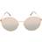 Jimmy Choo women's sunglasses multilayer gold lens metal frame kat/g/sk