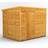 power Pent Roof Windowless Double Door Shed 8'x6' Golden (Building Area )