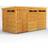 power Pent Roof Double Door Security Shed 12'x6' Golden (Building Area )