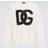 Dolce & Gabbana Strik Trøje Med Logo Beige
