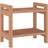 vidaXL Duschbänk 45x30x45 massiv teak