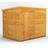 power Pent Roof Windowless Shed 8'x6' Golden (Building Area )