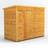power Pent Roof Windowless Double Door Shed 8'x4' Golden (Building Area )