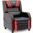 Ranger S Pushback Recliner Chair Black and Red