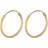 Pernille Corydon Micro Plain Hoops - Gold