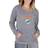 NFL Mainstream Women's Long-Sleeve Hooded Top Multi Knit Tops - Rayon