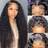 13X4 Curly HD Lace Frontal Wig 26 inch Black