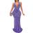 Porrcey Women Sexy Hot Club Night Dress - Purple