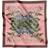Flora Danica Denmark Pink Flower sidenscarf