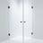 Duschbyggarna Twin Design (6104_7090SV) 900x700x1913mm