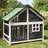 vidaXL Dog Kennel Pet House Animal Crate Dog Enclosure