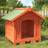 vidaXL brown Dog Kennel Pet House Animal Crate Dog Enclosure