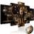 Artgeist akrylglas Golden Lion [Glass] Billede