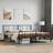 vidaXL black, 200 headboard footboard Metal Bed Frame with Headboard Bed Base Mattress Foundation