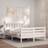 vidaXL white, 120 cm/low Bed Frame Headboard