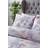 Belledorm Maeva Single Set Duvet Cover Pink, Grey