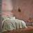 Edinburgh Weavers Malory Botanical Luxury Cotton Duvet Cover Green