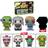 Funko Teenage Mutant Ninja Turtles Bitty POP Actionfigur 4-Pack Donatello 2,5 cm