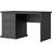 Furniture To Go Paris Matt Grey Writing Desk 61.6x130cm