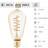 Eglo LED-glödlampa ST64 Spiral 4W 245 Lumen Amber