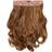 Lullabellz Thick Curly Clip In Hair Extensions 20 inch Toffee Brown