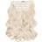 Lullabellz Super Thick Natural Wavy Clip In Hair Extensions 22 inch 5-pack Bleach Blonde