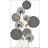 Homcom 3D Metal Leaves Multicoloured Wall Decor 50x80cm