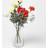 Homescapes Poppy & Rose Orange Yellow Bouquet Artificial Plant