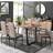 Furniturebox Kylo Dining Set 80x120cm 5pcs