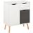 Homcom Cupboard Grey Storage Cabinet 60x72cm