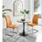 Elina White Effect Dining Table