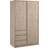 Furniture To Go Naia Oak Jackson Hickory Wardrobe 118.5x200.4cm