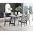 Furniturebox Carson White Dining Set 90x160cm 7pcs