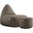 SACKit Cobana Lounge Chair & Pouf Brown Sækkestol