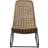 Woood Outdoor, Rattan/Sort metal Gyngestol