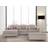 Beliani Modern Linen Sofa