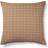 ferm LIVING Check Pudebetræk Brun (50x50cm)