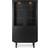 Skovby SM307 Black Stained Oak Vitrineskab 98x182cm