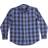 Smith's Workwear Men's Buffalo Pocket Flannel Button-Up Shirt - Bluebay/Black